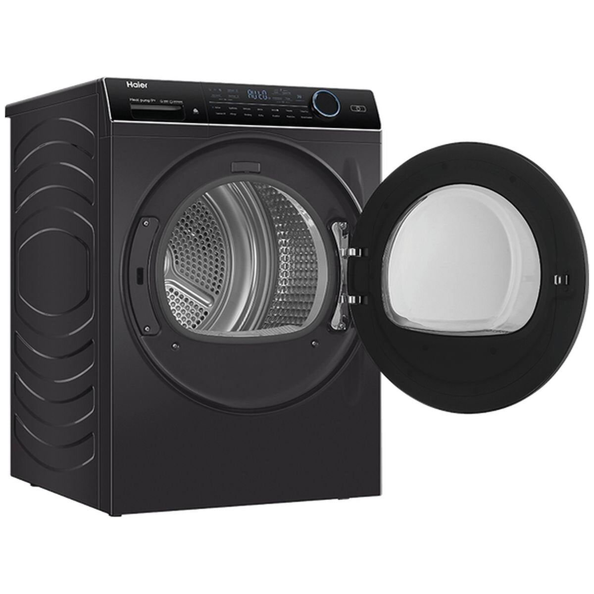 Haier 9kg (20 lbs) Heat Pump Dryer with Steam - Energy Efficient, Quiet Operation, HDHP90ANB1 - Perfect for Small Families & Apartments