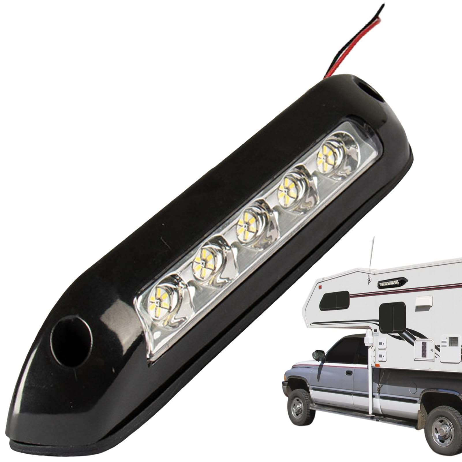 Foway Waterproof LED Lights for RV & Camper - Outdoor Lighting Replacement Panel with Bright White Light | Perfect for RV Exterior, Awning, Patio & Camping Scenes