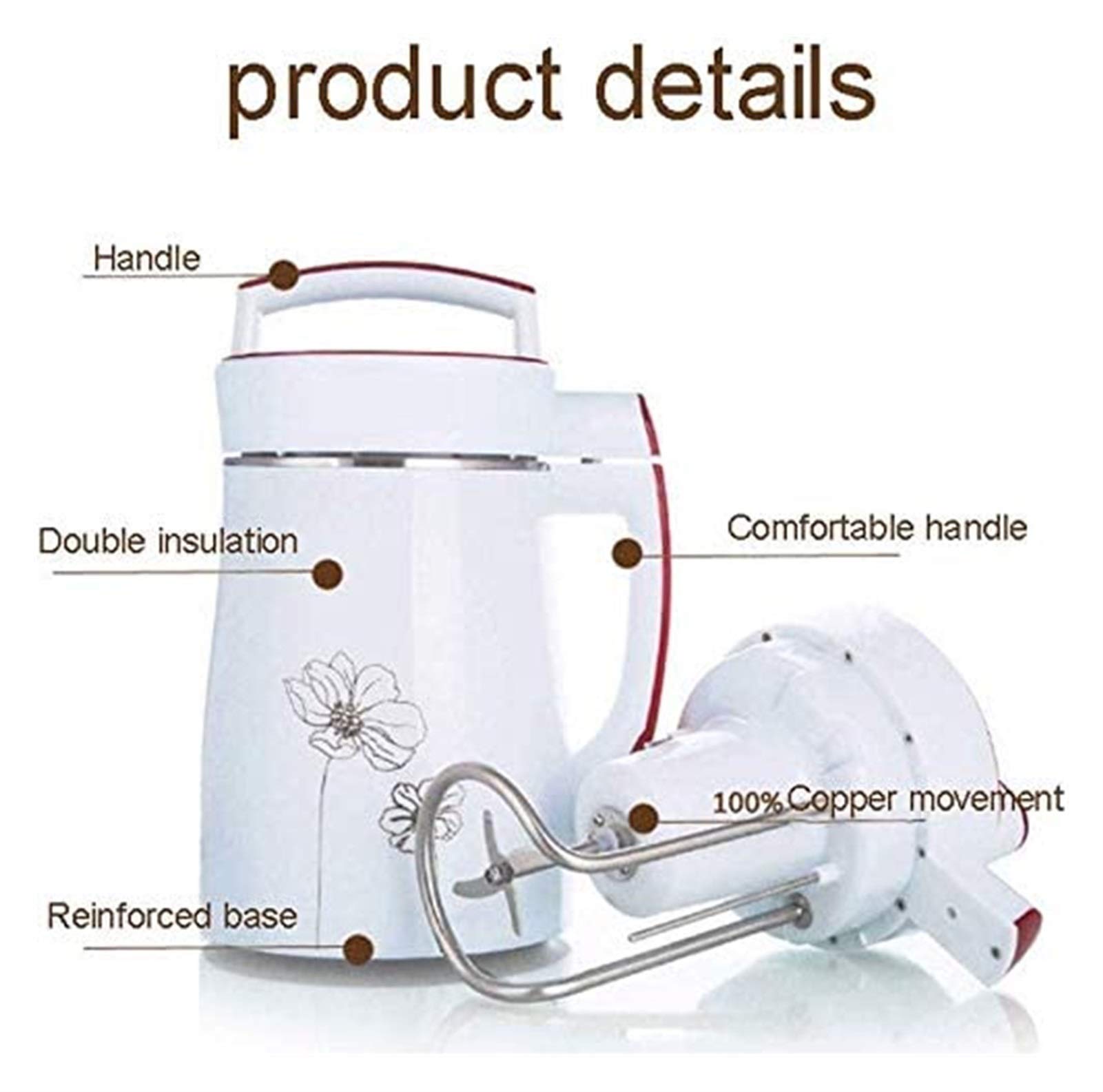 Electric Milk Frother & Steamer - Automatic Foam Maker & Warmer for Latte, Cappuccino - 110V Fast Heating Coffee Accessory - Perfect for Home Baristas & Coffee Lovers