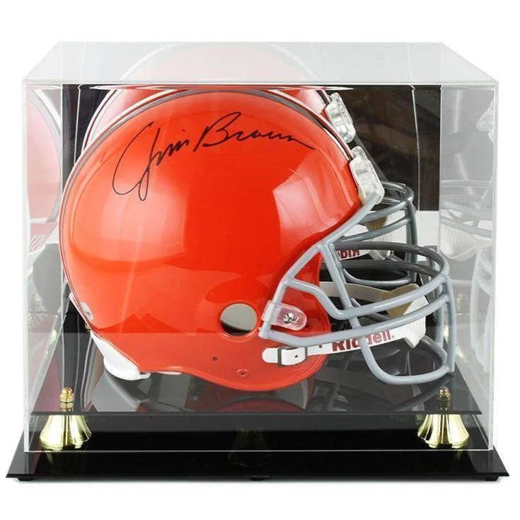 Premium Full Size Helmet Display Case for Motorcycle, Sports & Collectibles - Wall Mounted or Tabletop Showcase for Protection & Stylish Home Decor