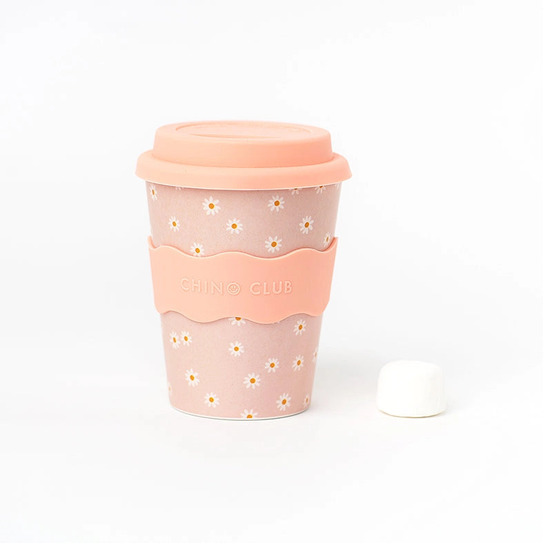 Pink Daisy Ceramic Coffee Mug 350ml - Elegant Floral Design for Home, Office & Gifts - Perfect for Morning Coffee, Tea or Hot Chocolate