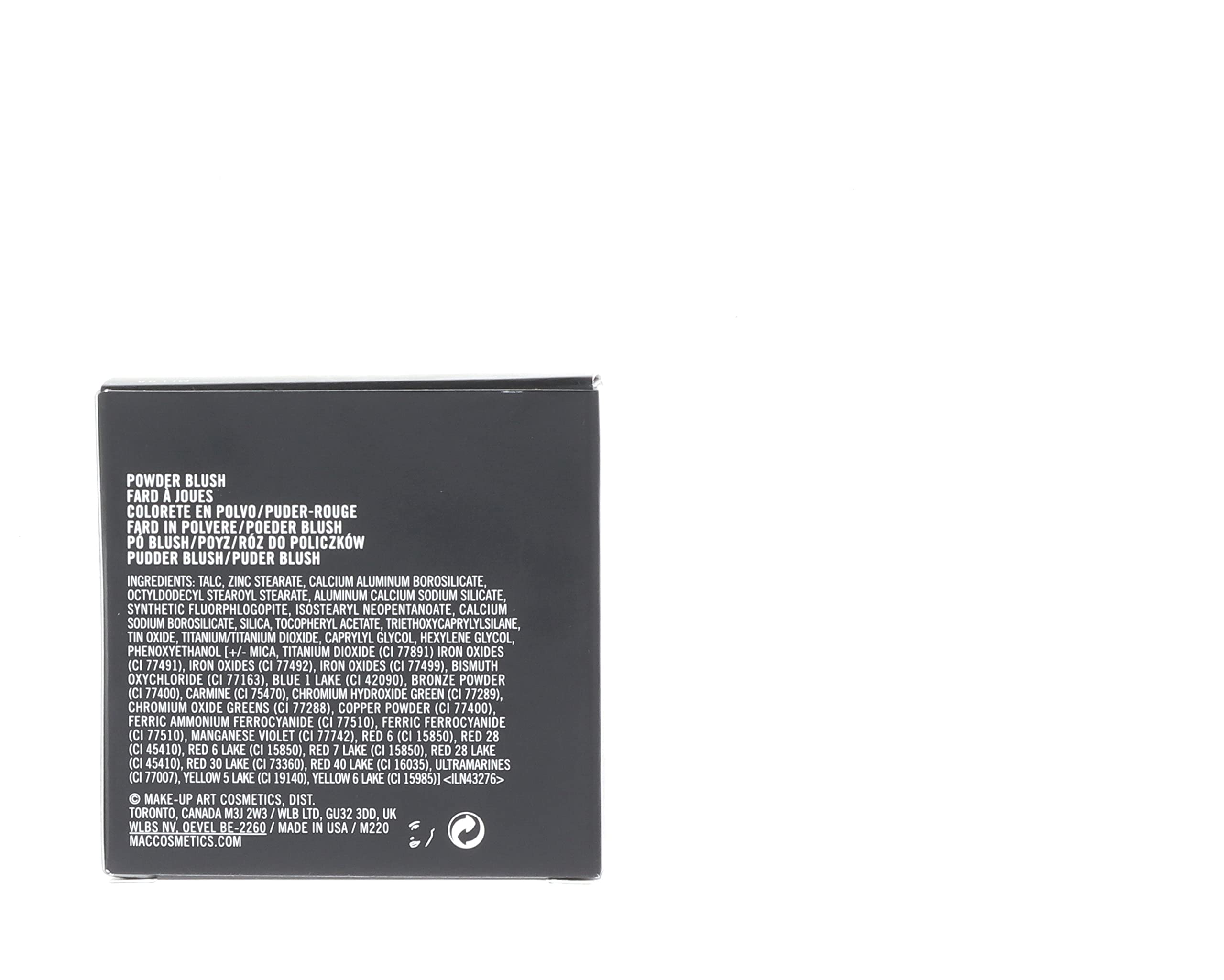 MAC Blush Powder - Melba 6g/0.2oz | Exclusive Makeup | Soft Matte Finish | Perfect for Everyday Wear & Special Occasions