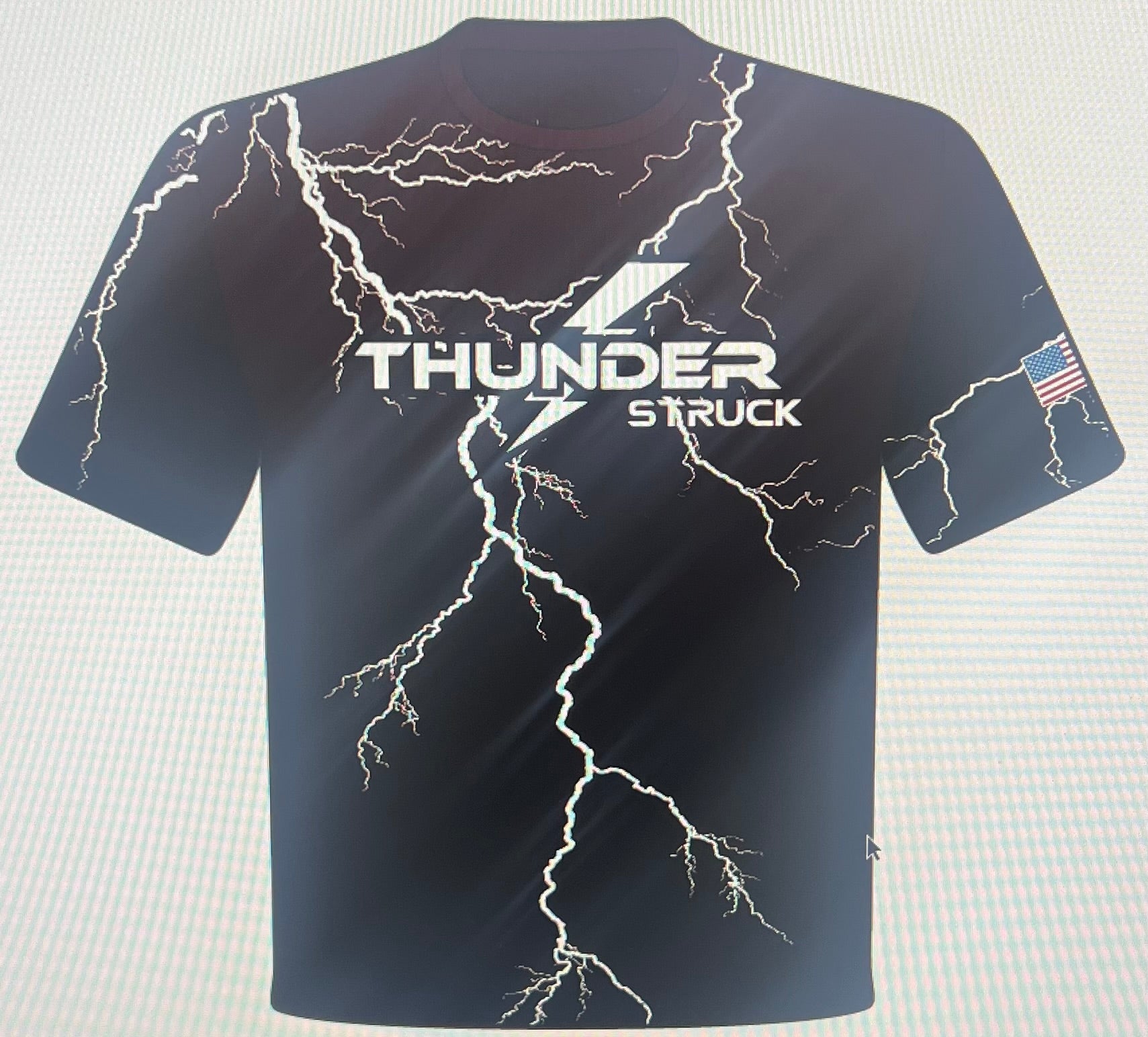 Thunderstruck Champro Juice Sublimated Lightning T-Shirt - High-Performance Athletic Tee for Basketball, Running & Workouts