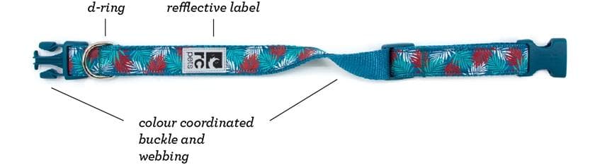 Banana Print Dog Collar with Clip - Adjustable Pet Collar for Small Medium Large Dogs - Fun & Stylish Accessory for Walks, Training, and Playtime