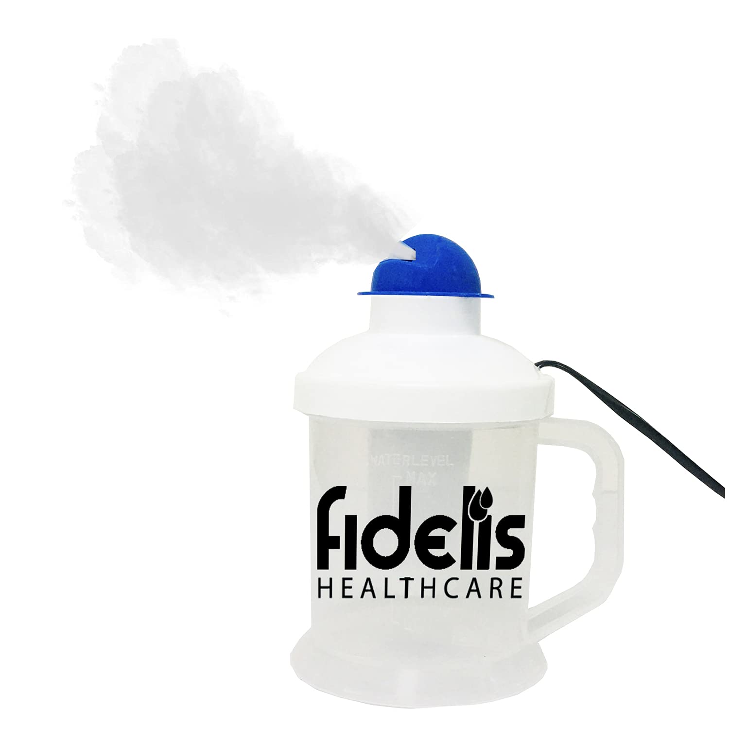 Fidelis Healthcare Portable Vaporizer for Cold & Cough Relief | Facial Steamer for Glowing Skin | Personal Steam Inhaler for Adults & Kids | Perfect for Home Use, Travel & Spa Treatments