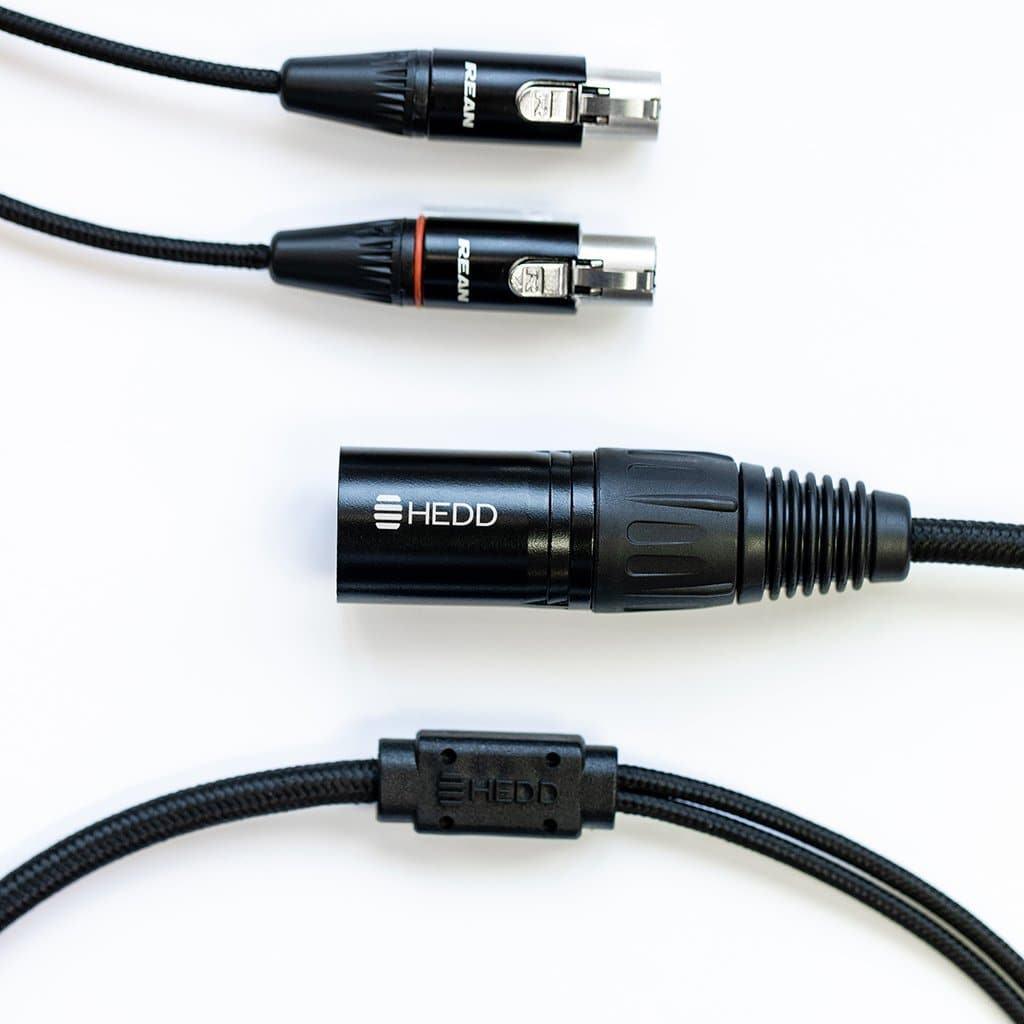 HEDDphone Balanced 4 Pin XLR Cable for Professional Studio Headphones - High-Quality Audio Connection for Recording, Mixing & Mastering