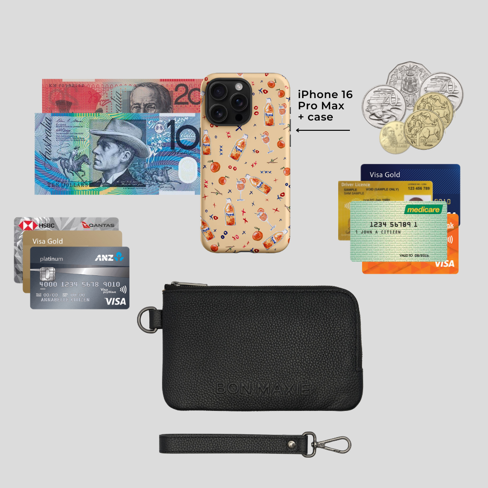 Premium Genuine Leather Phone Wallet Pouch - Slim RFID Blocking Card Holder for iPhone & Android - Perfect for Everyday Use, Travel, and Business
