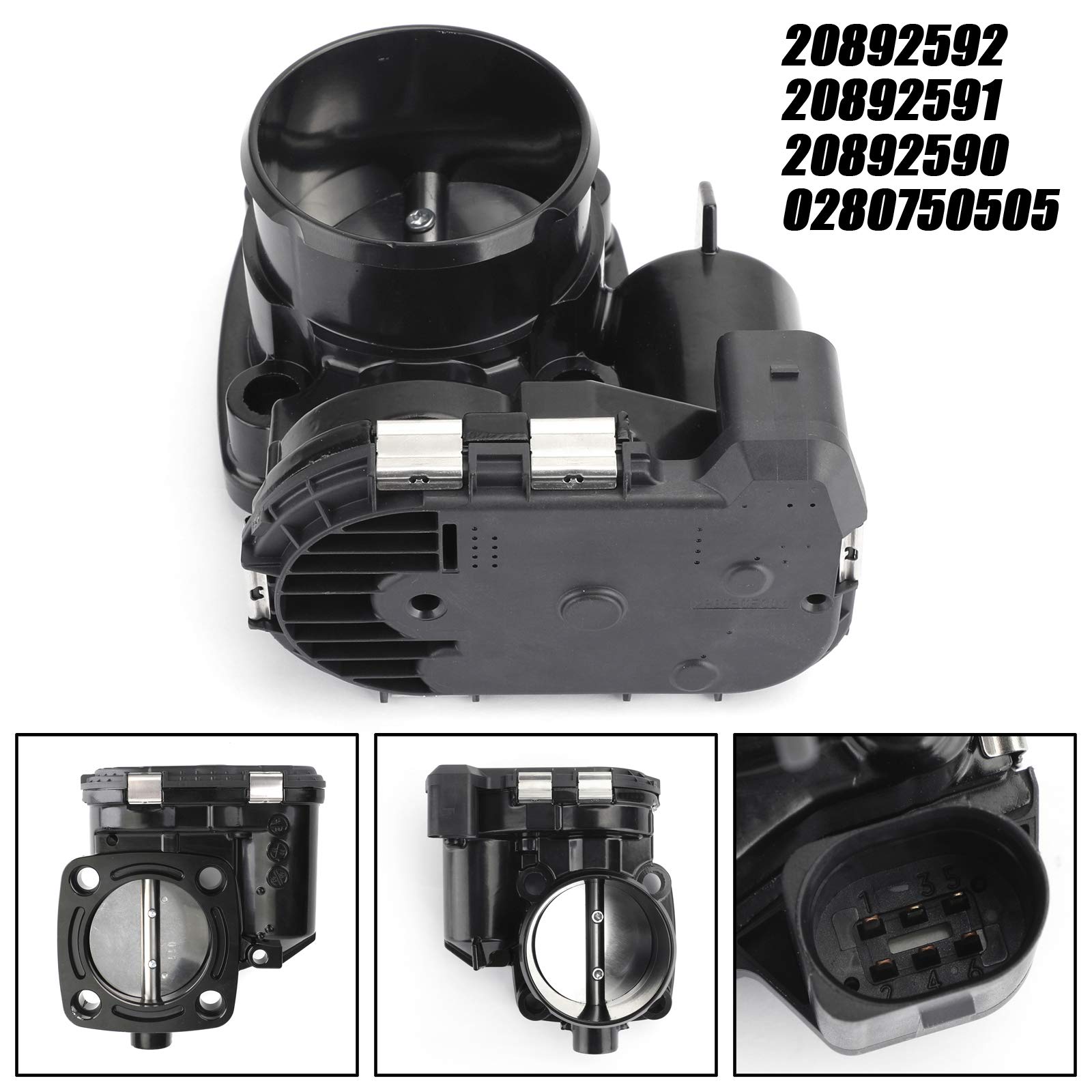 Areyourshop Throttle Body Fuel Injection Replacement for Sea Doo 420892592 420892590 0280750505 - Compatible with RXP RXT GTX GTS GTR GTI Models - Perfect for Watercraft Engine Performance & Maintenance