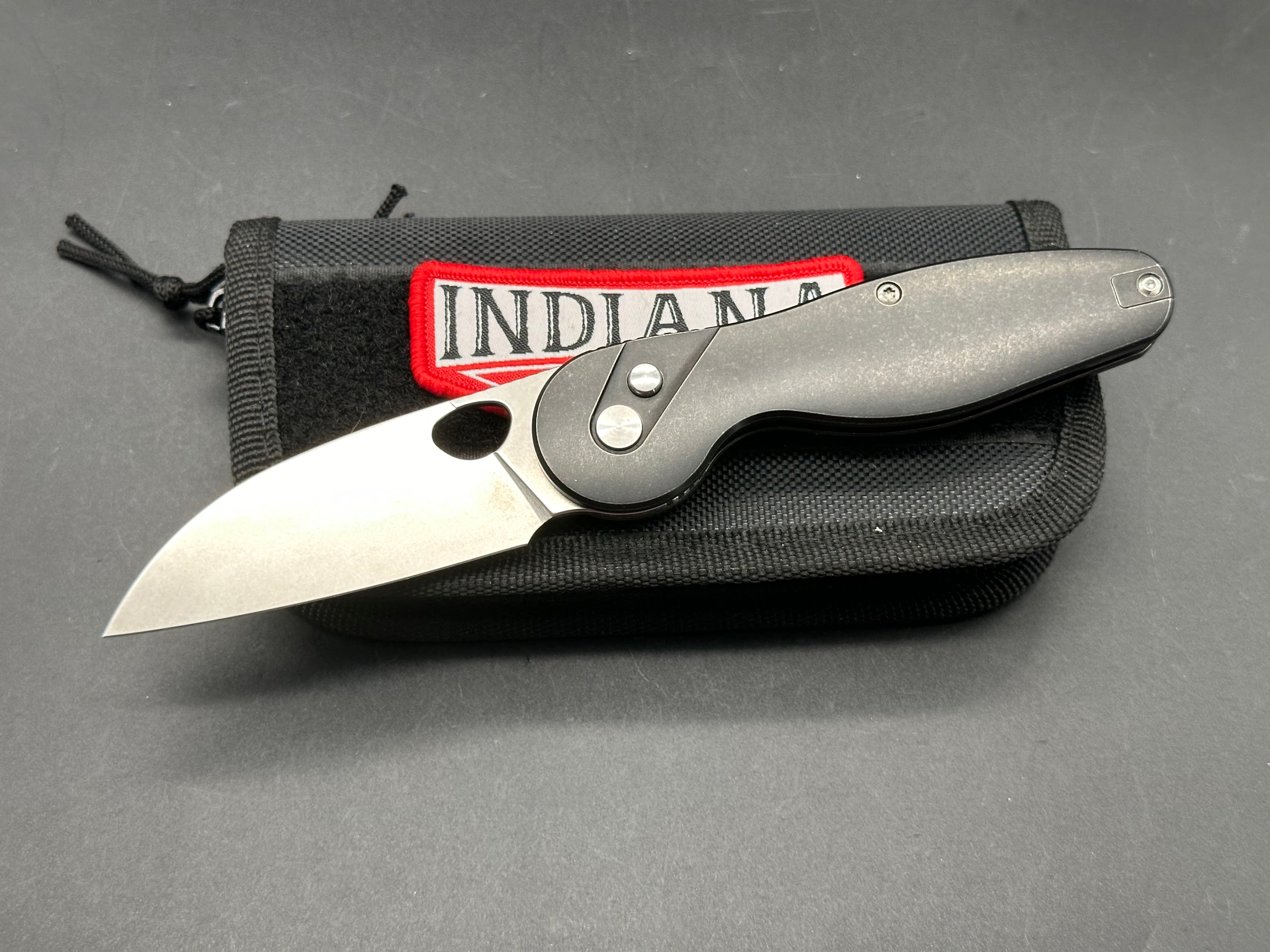 Premium Indiana Knives EDZ Folding Pocket Knife with MagnaCut Blade - Ideal for Camping, Hiking & Outdoor Adventures