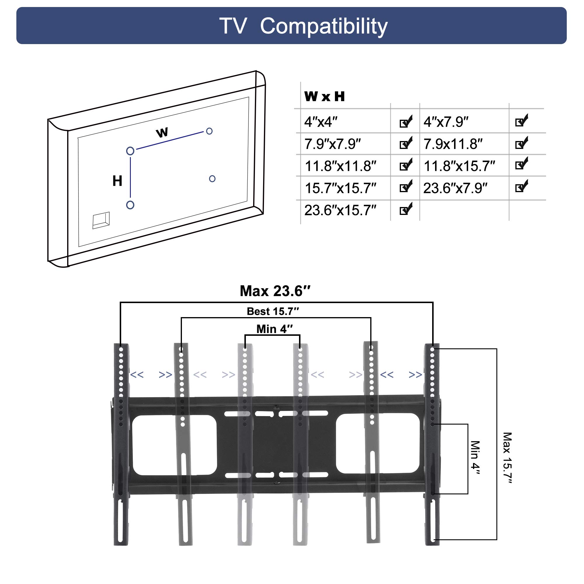 Universal TV Stand for 32-65 Inch TVs - Adjustable Height & Angle Tempered Glass TV Stand with 3-Tier Metal Frame - Perfect for Living Room, Bedroom & Home Theater Setup