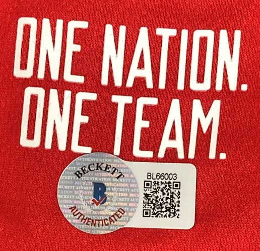 Alex Morgan Autographed 2017 Nike USA Women's Red Soccer Jersey - Authentic Signed Collectible for Fans & Memorabilia - Perfect for Display, Gifts & Sports Collections