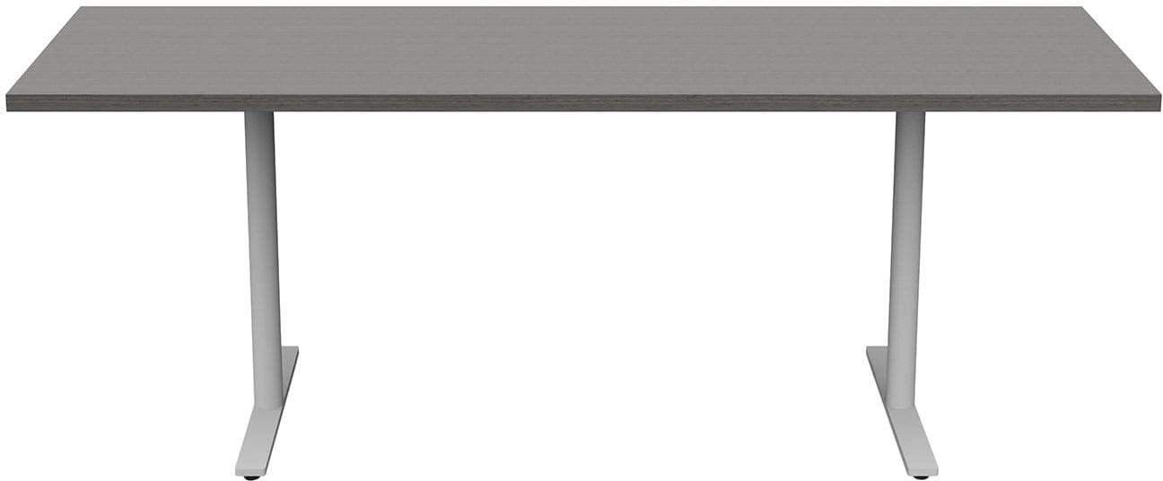 Safco JURNI 72 x 24 Inch Heavy Duty Multi-Purpose Table with T-Leg Base and Glides - Perfect for Office, Classroom, Conference Room, and Home Use [JN7224NFXTGL]