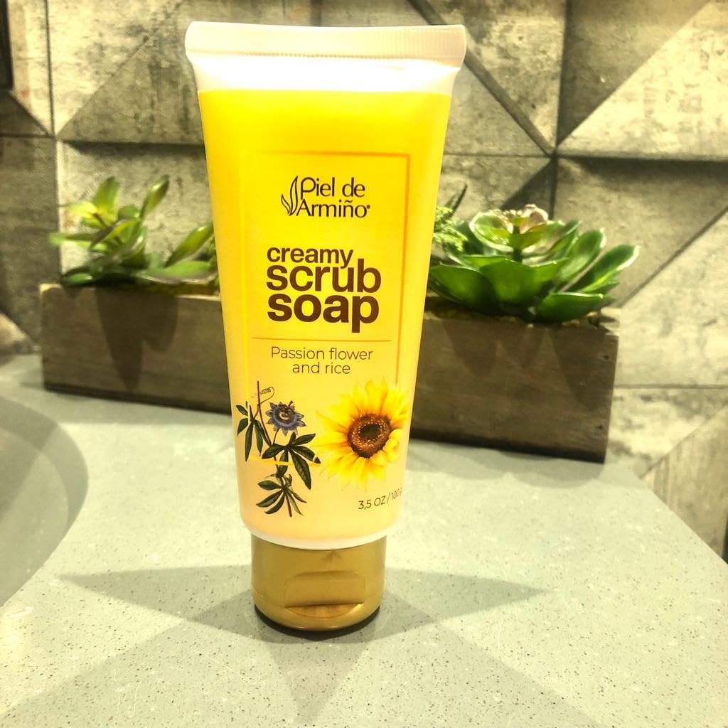 Gentle Exfoliating Body Scrubber & Face Cleanser - Shower Skin Care for Smooth & Glowing Skin - Perfect for Daily Use, Spa Days & Sensitive Skin
