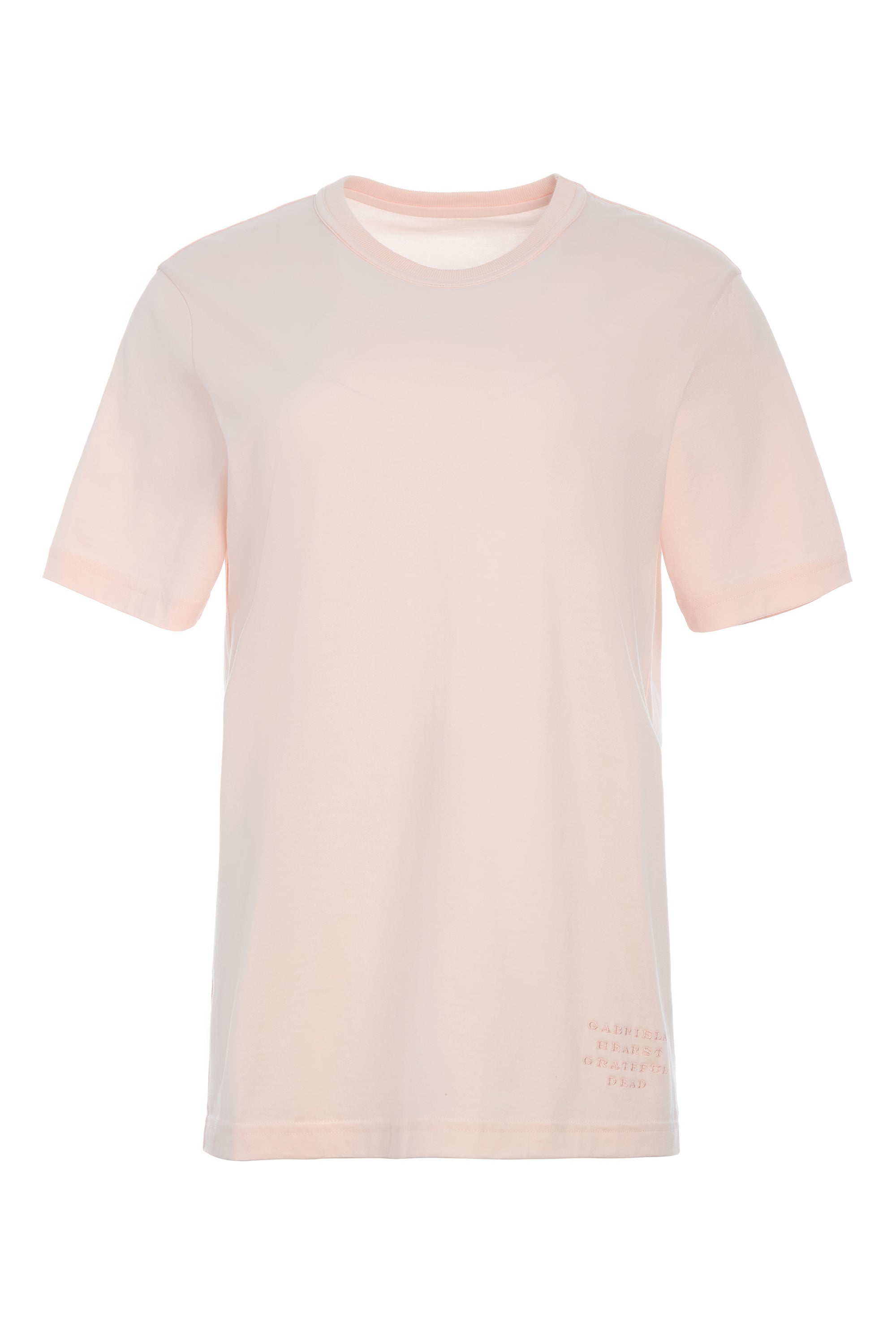 Pale Blush Cotton Jersey T-Shirt for Women - Soft & Comfortable Casual Tee for Everyday Wear, Outings, and Layering