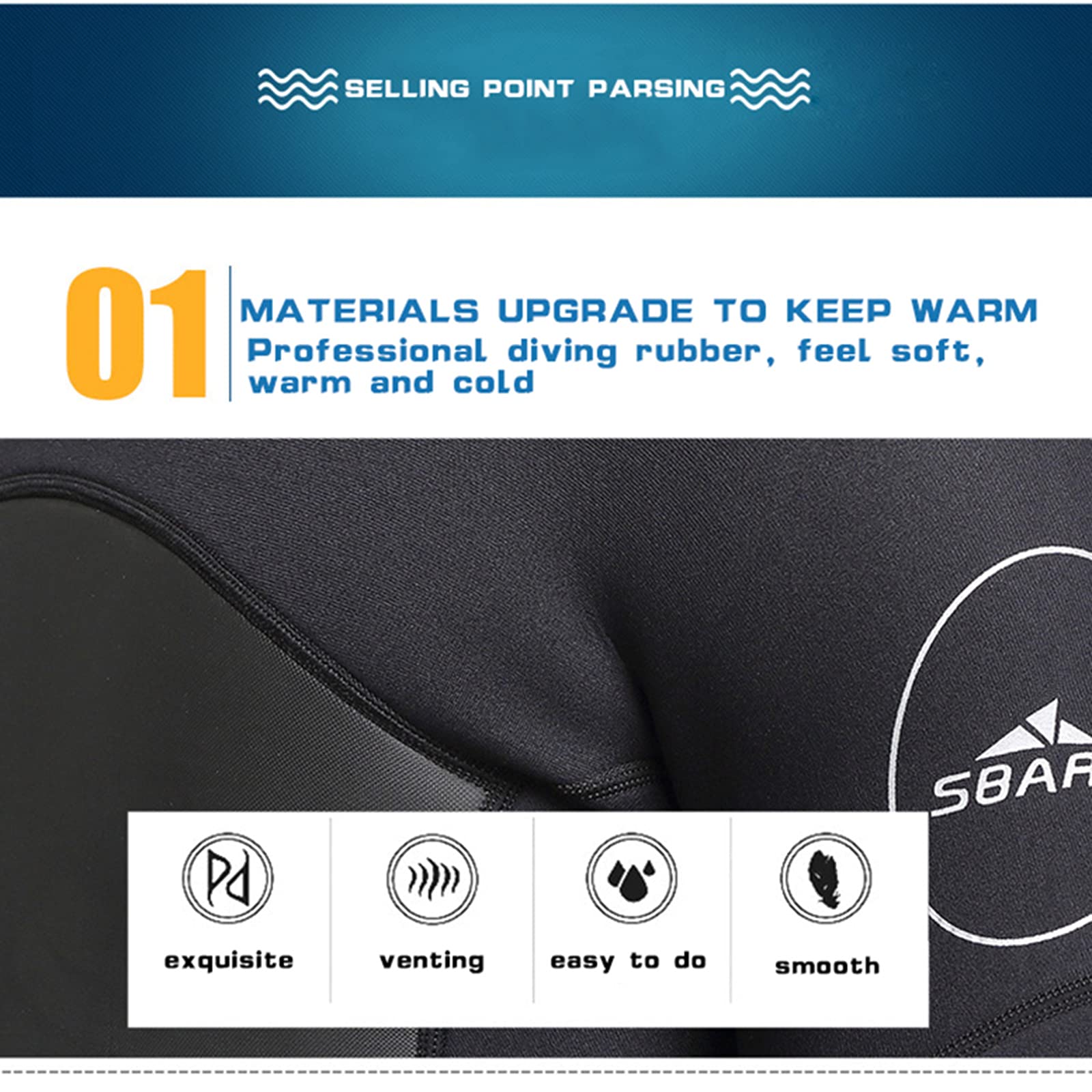 3mm Neoprene Men's Wetsuit - Full Body Scuba Diving Suit with Back Zip for Surfing, Swimming & Water Sports | Ideal for Snorkeling, Kayaking & Cold Water Activities