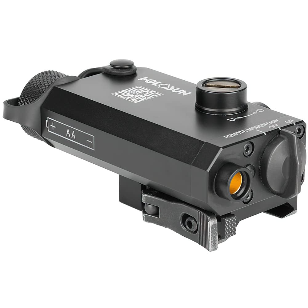 HOLOSUN LS117 Red/Green Laser Sight for Rifles & Shotguns | Waterproof Lightweight Aluminum Picatinny Rail Mount with QD Release, Remote Switch & Battery - Perfect for Tactical Shooting, Hunting & Home Defense