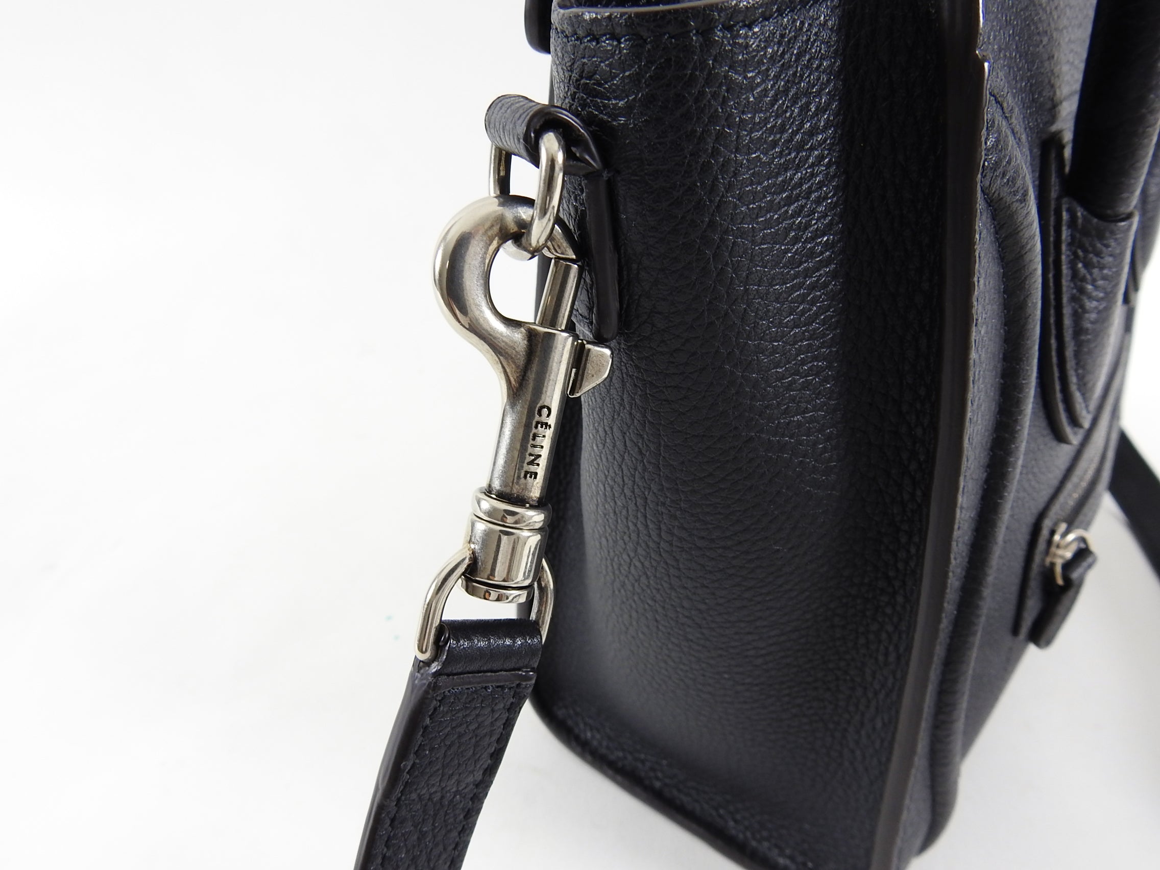 Celine Black Nano Mini Crossbody Phantom Luggage Tote Bag - Stylish Designer Handbag for Women, Perfect for Everyday Use, Travel & Special Occasions