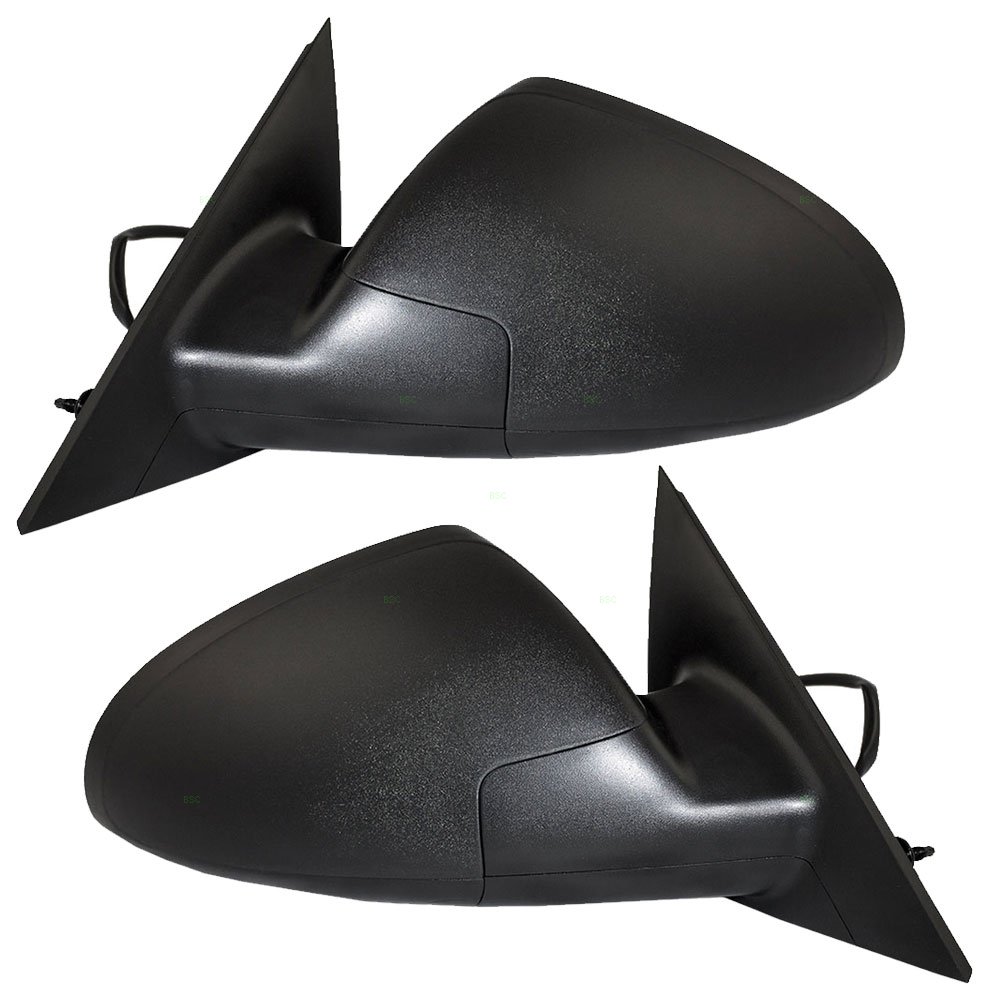 2005-2010 Pontiac G6 Sedan Replacement Power Side Mirrors Set - Textured Driver & Passenger Side Door Mirrors for Enhanced Visibility & Safety (Perfect for Daily Commuting, Parking & Highway Driving)