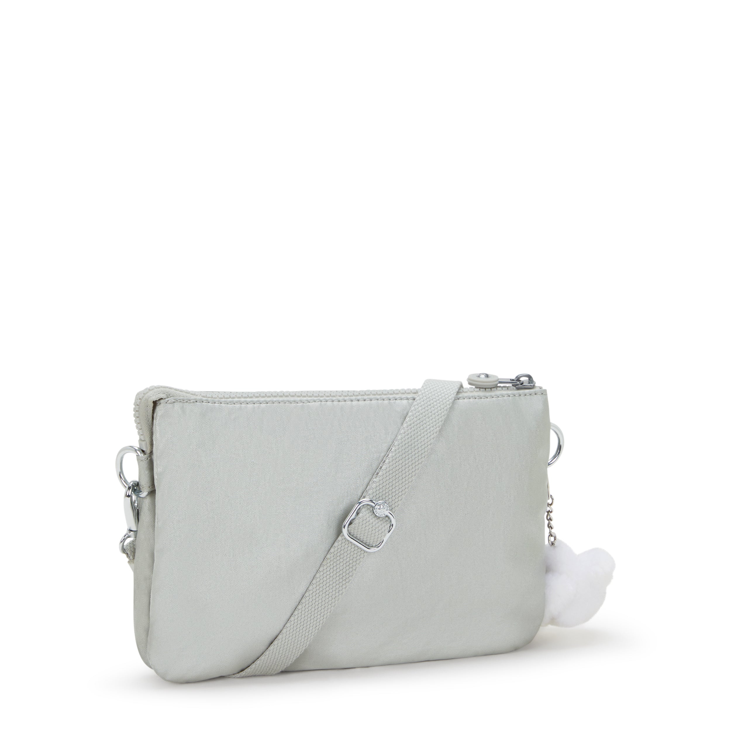 Kipling Riri Metallic Crossbody Bag - Stylish Shiny Handbag for Women | Perfect for Work, Travel & Everyday Use