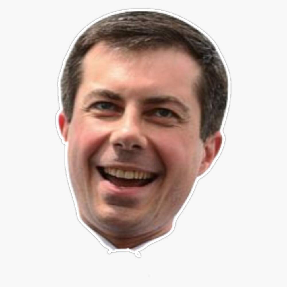 Pete Buttigieg Vinyl Stickers - Waterproof Decals for Cars, Laptops & Bumpers (5 Inch) - Perfect for Political Supporters, Campaign Enthusiasts & Car Decorations