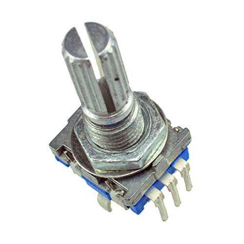 2-Pack Pro3D EC11 Rotary Encoder Potentiometer with Switch - 20mm Shaft for Audio Mixers, DIY Electronics & Arduino Projects