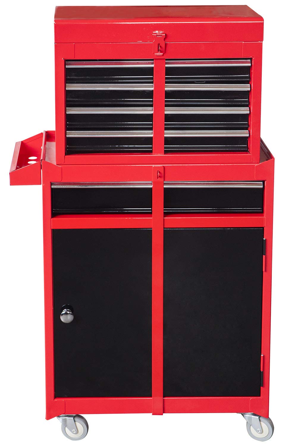 BIG RED Portable Tool Box - Heavy Duty Storage for Tools & Equipment | Ideal for DIY, Construction & Home Repairs