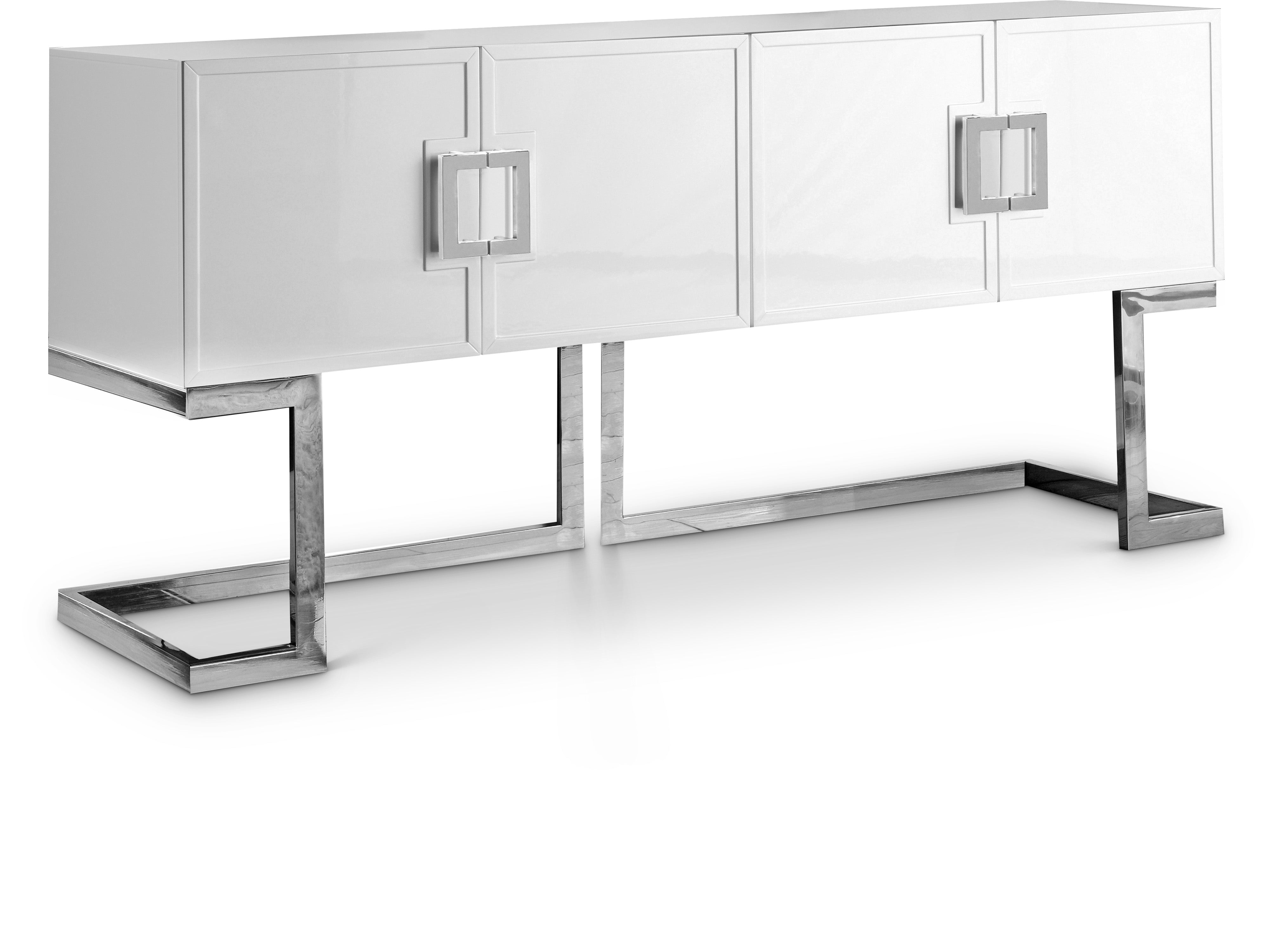 Modern Beth Sideboard Buffet Cabinet - Stylish Storage for Dining Room, Living Room & Entryway - Perfect for Organizing Dishes, Linens & Home Decor