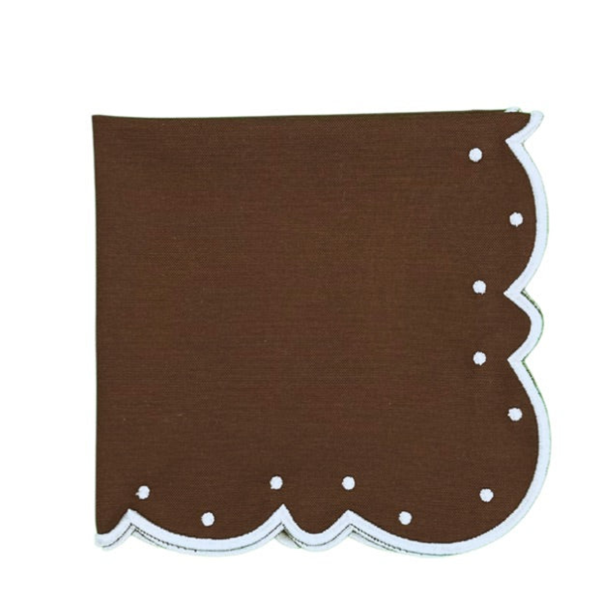 Premium Dark Cocoa Ava Napkins - Set of 4 High-Quality Linen Dinner Napkins for Elegant Dining, Parties & Home Decor