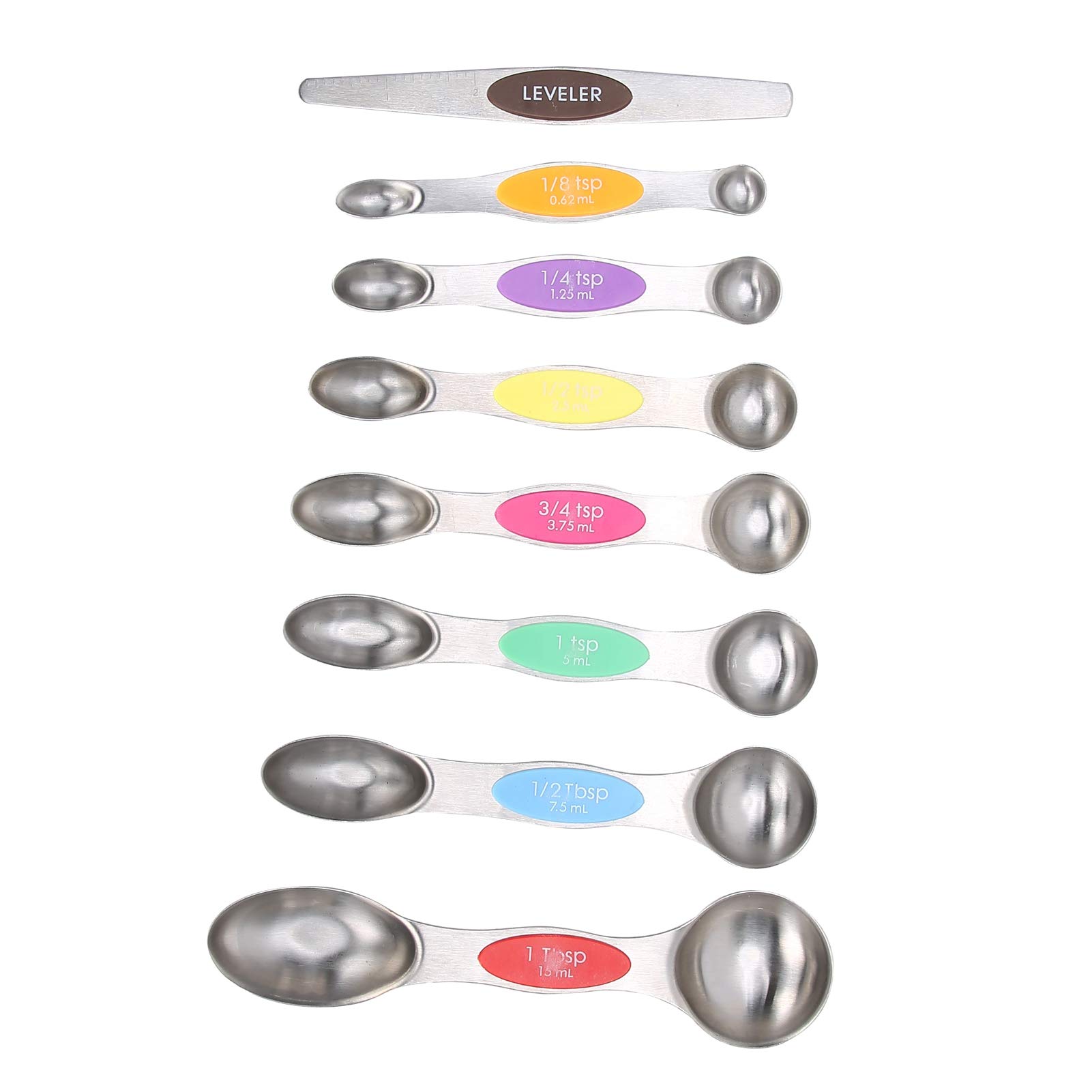 Premium Stainless Steel Measuring Spoons Set - Small Kitchen Utensils for Baking, Cooking & Meal Prep | Ideal for Home, Restaurant & Professional Chefs | Accurate Measuring for Dry & Liquid Ingredients