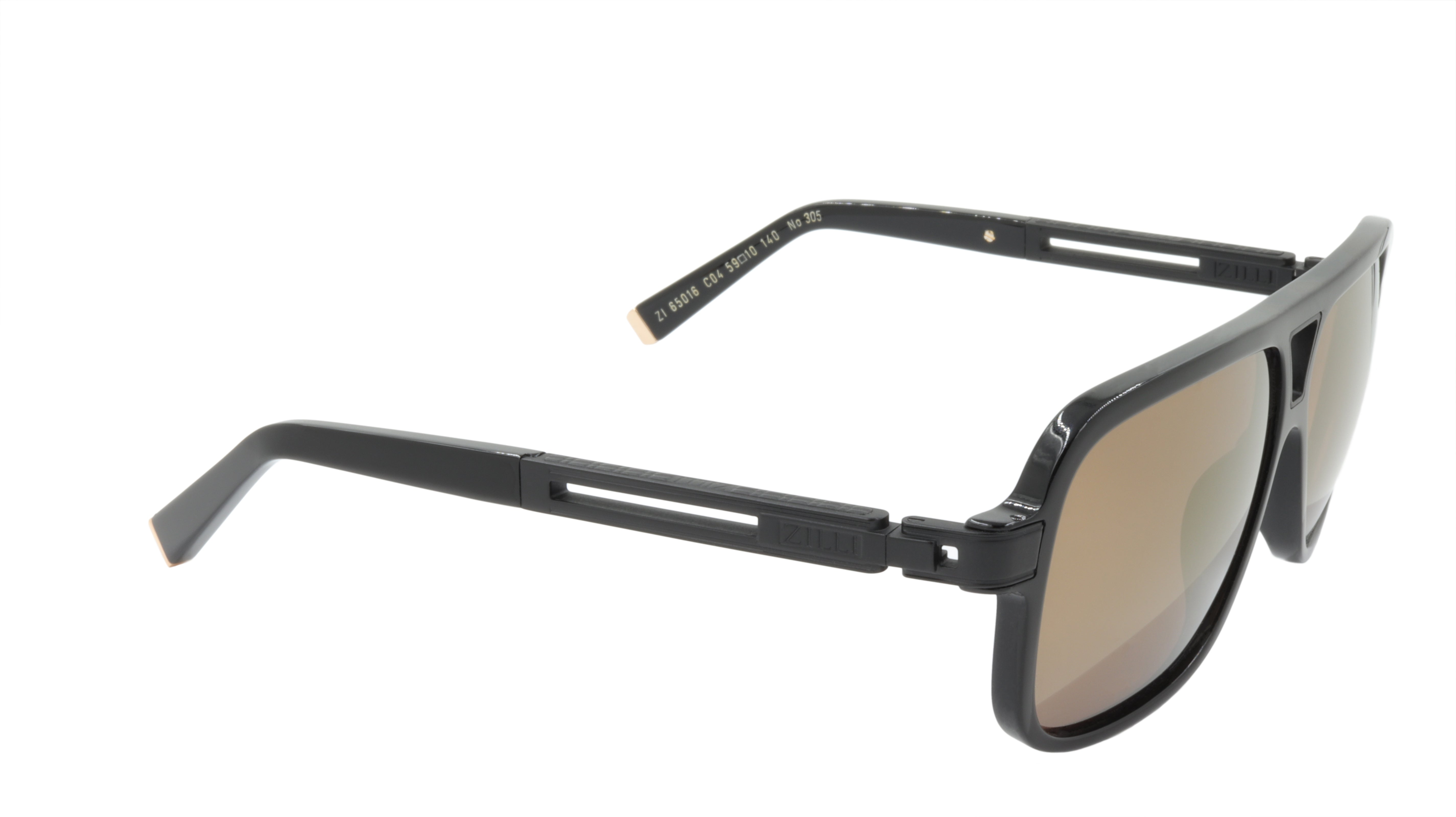 ZILLI Titanium Acetate Polarized Sunglasses - Handmade in France - Model ZI 65016 C04 - Luxury UV Protection for Driving, Travel & Outdoor Activities