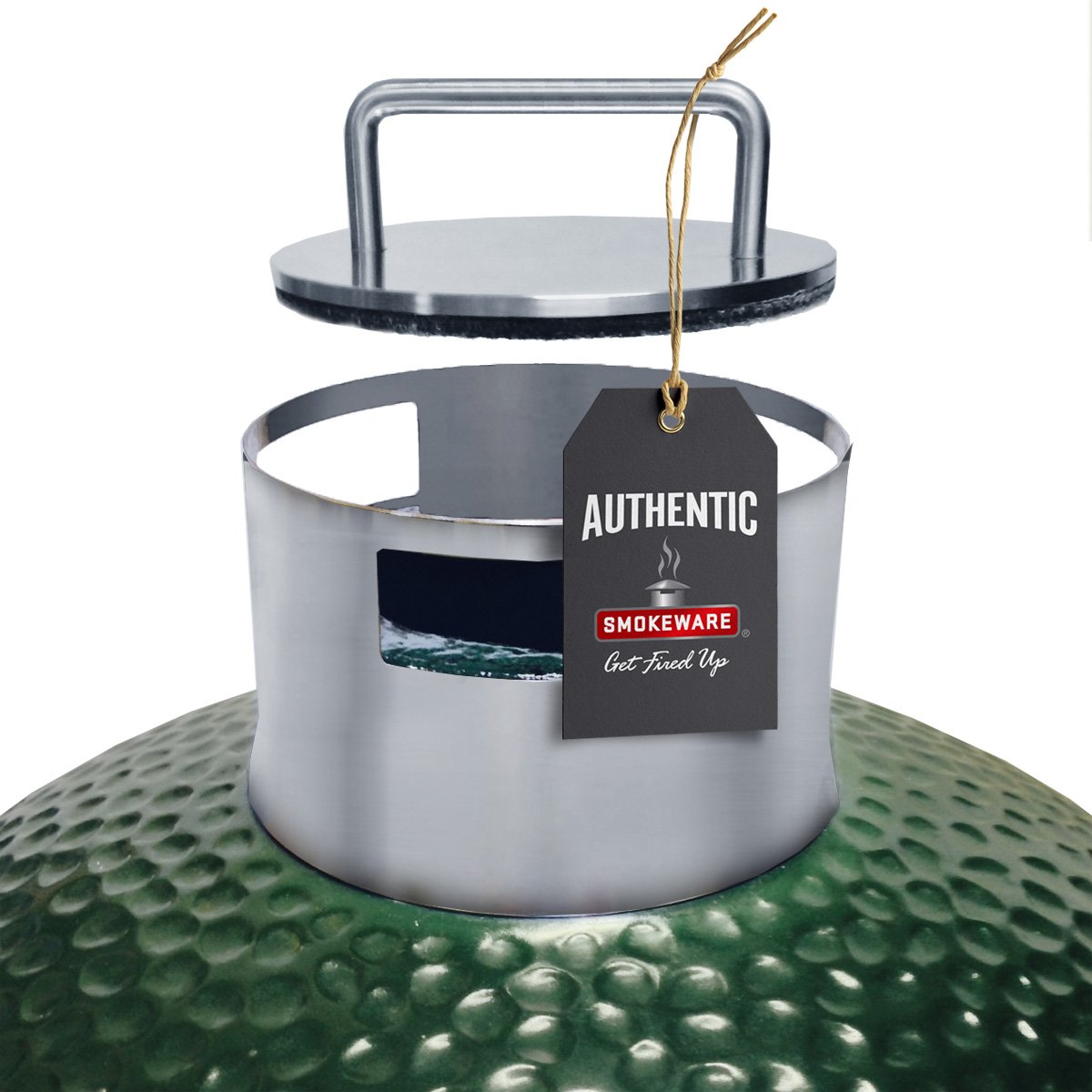 Premium Stainless Steel Flat Cap for Big Green Egg & Kamado Joe Grills – Durable BBQ Grill Accessory for Smoking, Roasting & Outdoor Cooking