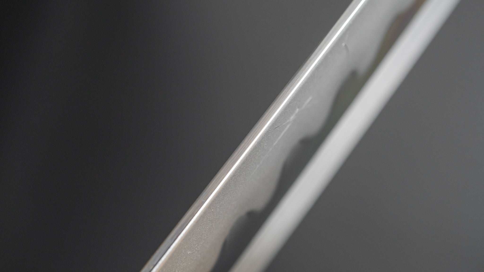 Hitohira Togashi Kyuzo White #1 Hakumon Mizu Honyaki Gyuto 240mm Japanese Chef Knife - Taihei Masur Birch Handle (#047) with Saya - Perfect for Sushi, Sashimi & Precision Cutting