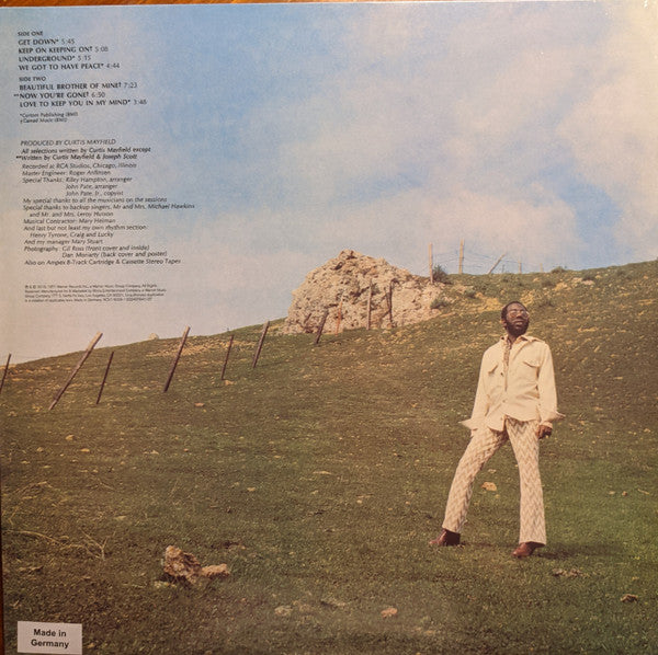 Curtis Mayfield - Roots (Limited Edition Reissue LP Album, Mint Condition) - Perfect for Vinyl Collectors & Soul Music Lovers
