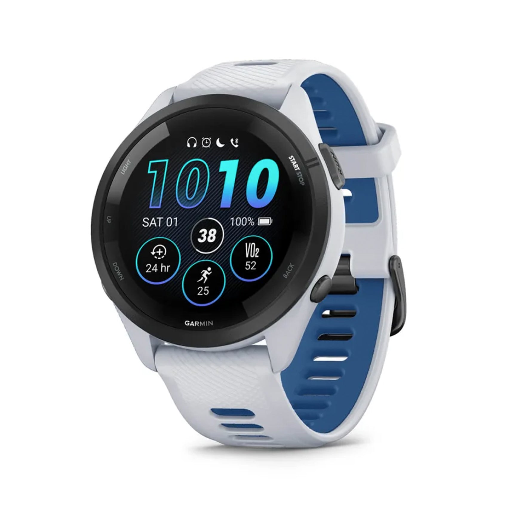Garmin Forerunner 265 GPS Running Watch with AMOLED Display - Heart Rate Monitor, Music Storage, Smart Notifications - Perfect for Marathon Training & Outdoor Fitness Tracking