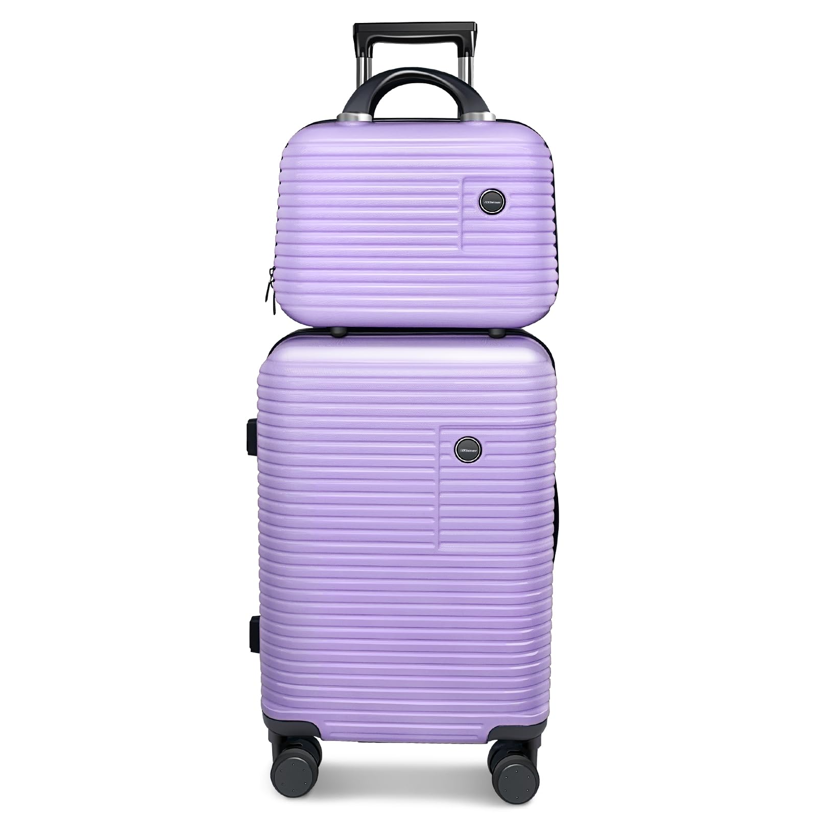 2-Piece Carry On Luggage Set 20 Inch Hardshell Spinner Suitcases - Airline Approved PC+ABS Lightweight Luggage for Business Travel & Weekend Getaways