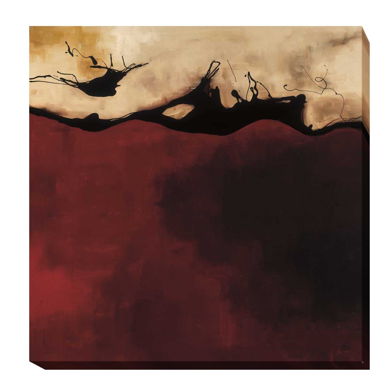 Artistic Home Gallery 36360717CG Fire - Modern Wall Art Canvas Painting for Living Room, Bedroom & Office Decor