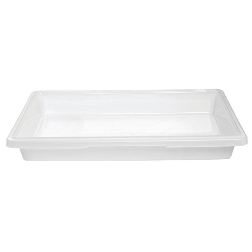 Cambro 18263P148 5 Gallon White Food Storage Container - Durable Plastic Bin for Commercial Kitchens, Restaurants & Catering - Ideal for Bulk Food Prep, Storage & Transport