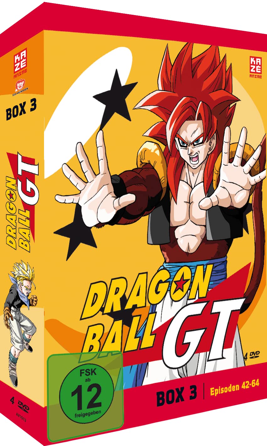 Dragon Ball GT Box 3 - Complete Dragon Saga DVD Collection | Anime Series for Adults & Teens | Perfect for Home Entertainment & Anime Lovers