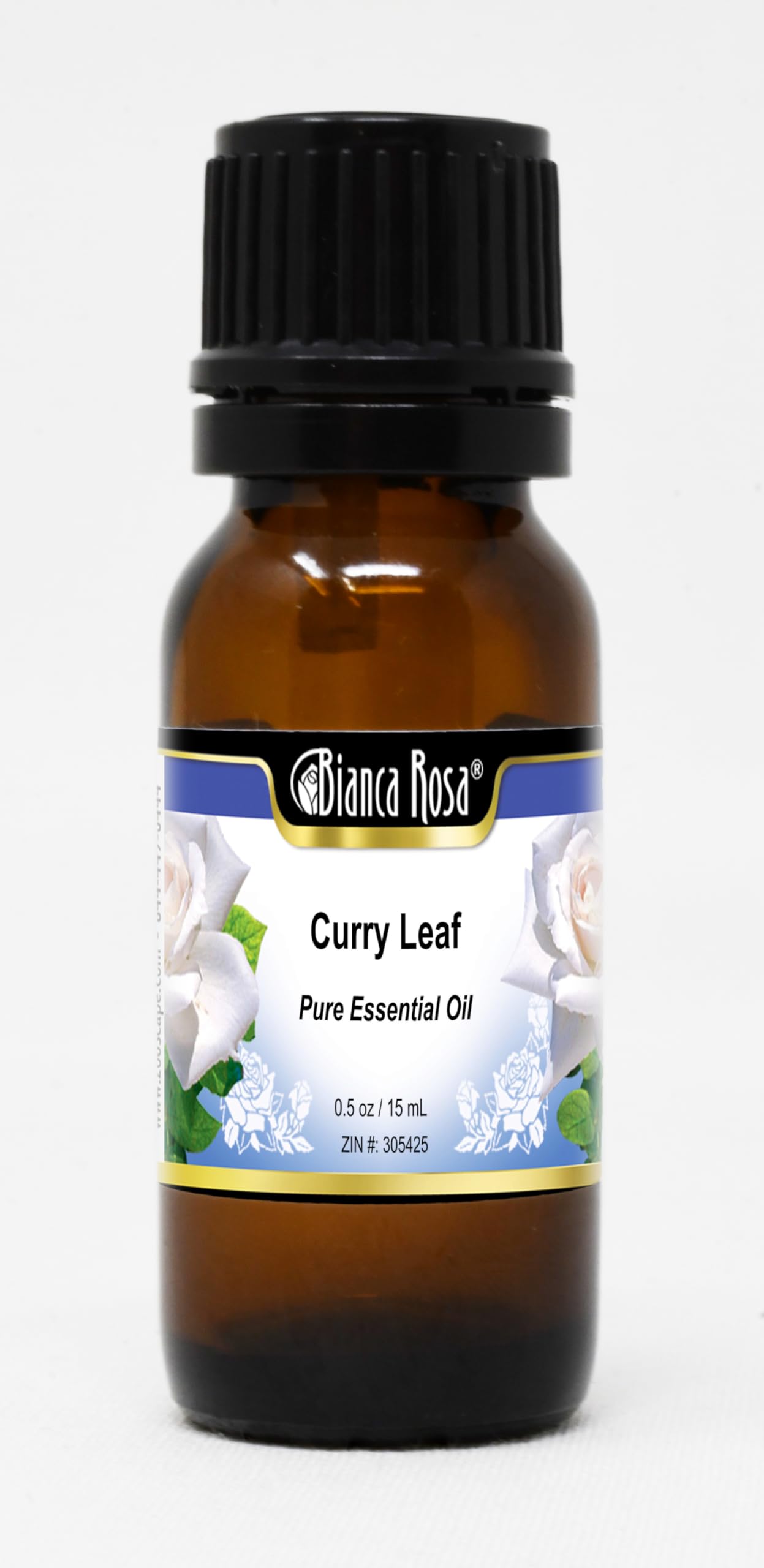 Pure Curry Leaf Essential Oil (0.50 oz, 3-Pack) - 100% Natural, Therapeutic Grade for Aromatherapy, Hair Care & Stress Relief | ZIN: 305425