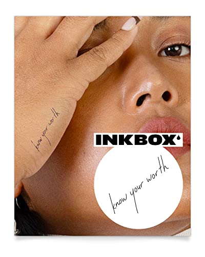 Premium Inkbox Temporary Tattoos - Semi-Permanent, Waterproof Fake Tattoos Lasting 1-2 Weeks | Easy Application & Long-Lasting | 2x2 Inch Virdi Design | Perfect for Parties, Festivals & Temporary Body Art