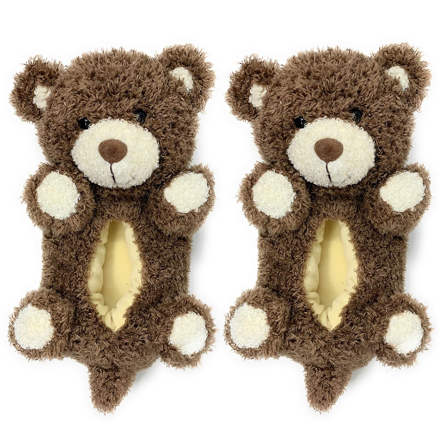ooohyeah Funny Animal Hug Slippers for Women - Cute Plush Cozy Warm House Slippers with Non-Slip Grippers | Perfect for Indoor Relaxation, Gift Giving & Winter Comfort