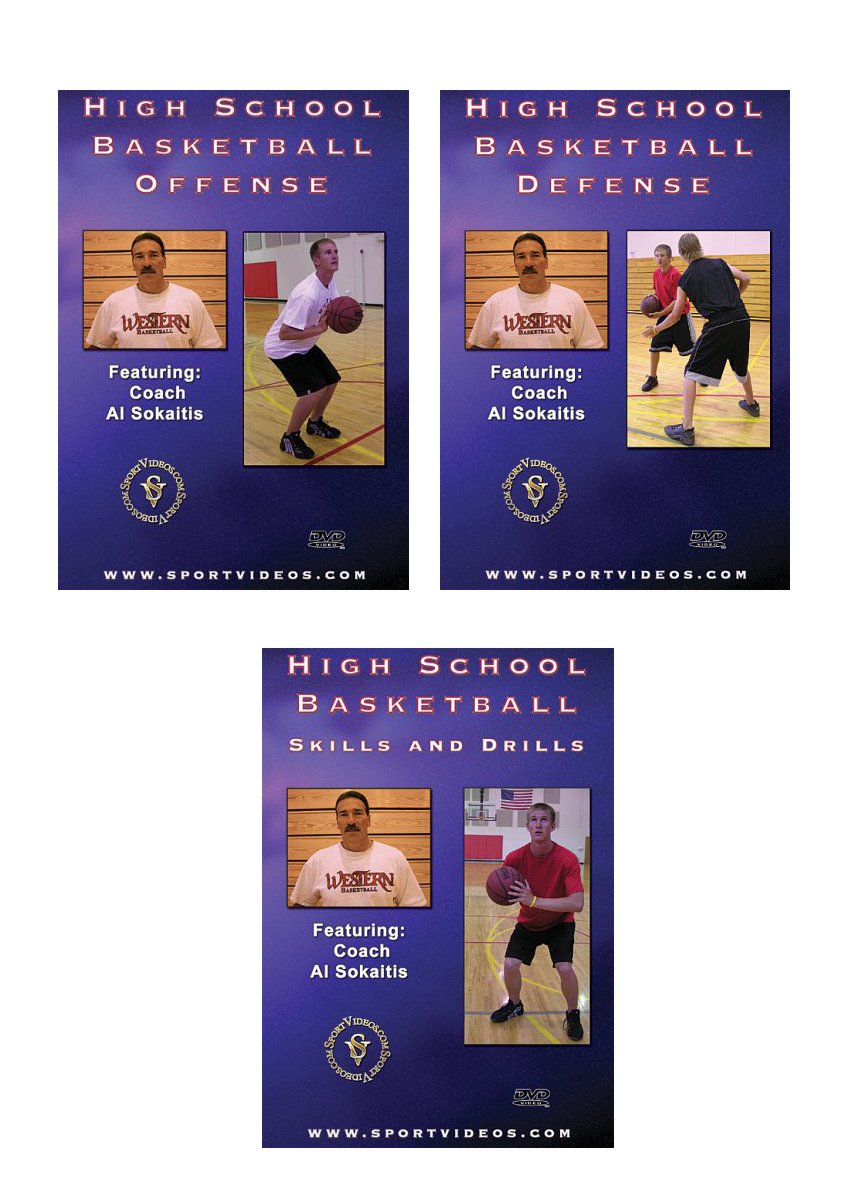Best High School Basketball Training DVD Set - Improve Skills & Drills for Players & Coaches | Perfect for Home Practice & Team Training