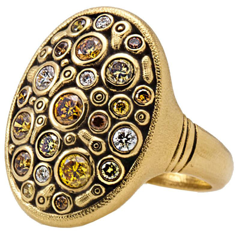 Alex Sepkus Constellation Dome Ring R 141DC – Handcrafted Sterling Silver Zodiac Jewelry for Women, Perfect for Gifts & Special Occasions