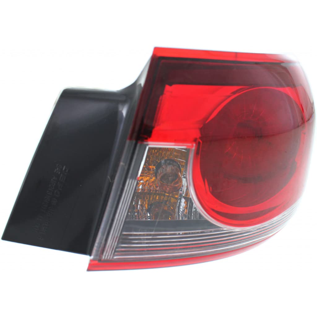 **2014-2017 Mazda 6 Passenger Side Tail Light Assembly - CAPA Certified Replacement for MA2805113/MA2805113C | Bulb Type | Outer Light | Perfect for Night Driving & Enhanced Safety**