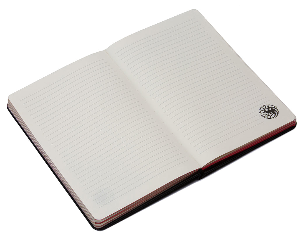House of the Dragon Targaryen Fire & Blood Hardcover Notebook - Premium Leather Journal for Writing, Note Taking & Gift Ideas - Perfect for Fans of Game of Thrones & Fantasy Books