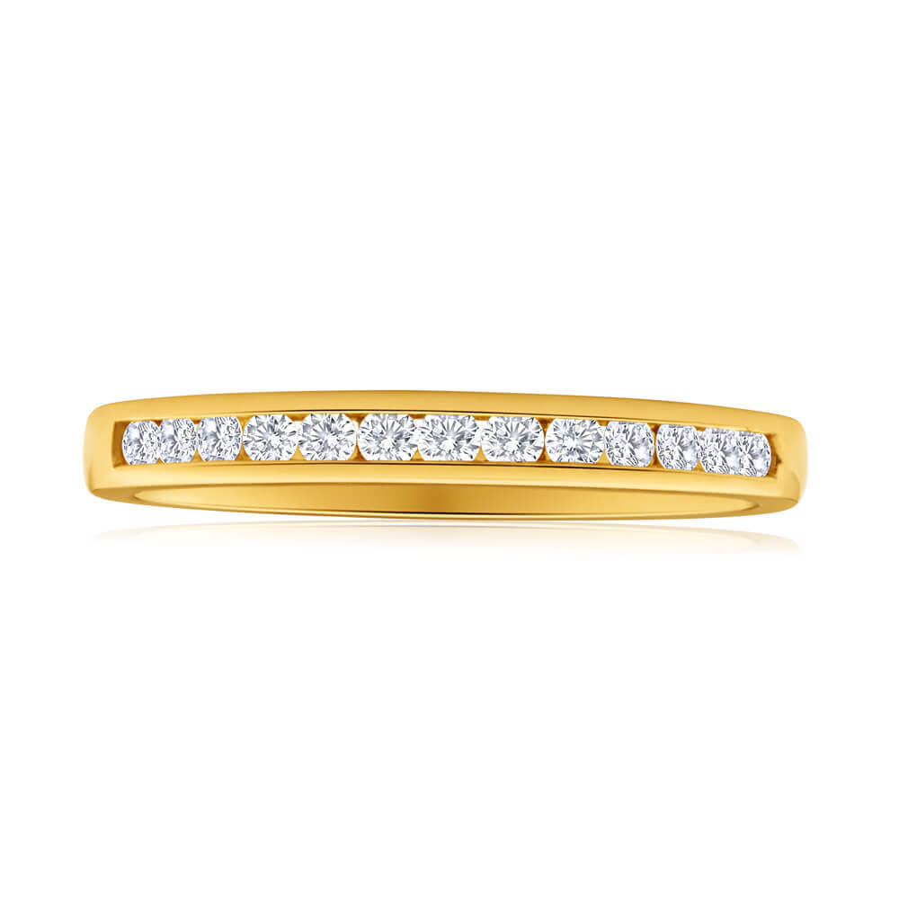 1/4 Carat Flawless Cut 18K Yellow Gold Diamond Engagement Ring for Women - Perfect for Proposals, Anniversaries & Special Occasions