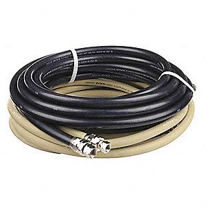 High-Pressure Air Hose Set - 25 ft. Durable Flexible Tubing for Pneumatic Tools, Air Compressors & Workshop Use - Ideal for Automotive, Construction & DIY Projects