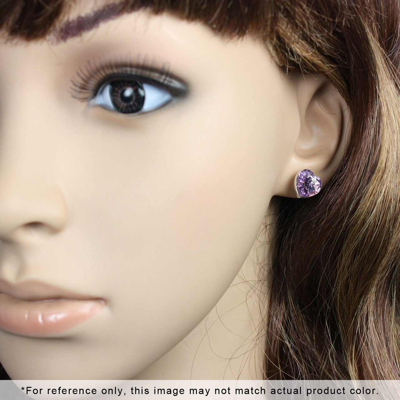 Swarovski Crystal Heart Stud Earrings - Elegant Gift for Her