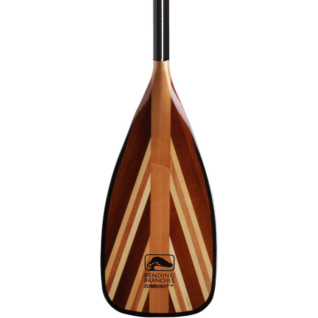 Bending Branches Sunburst ST Wood Canoe Paddle - Premium 1-Piece Wooden Canoe Oar for Kayaking, Fishing & Outdoor Adventures