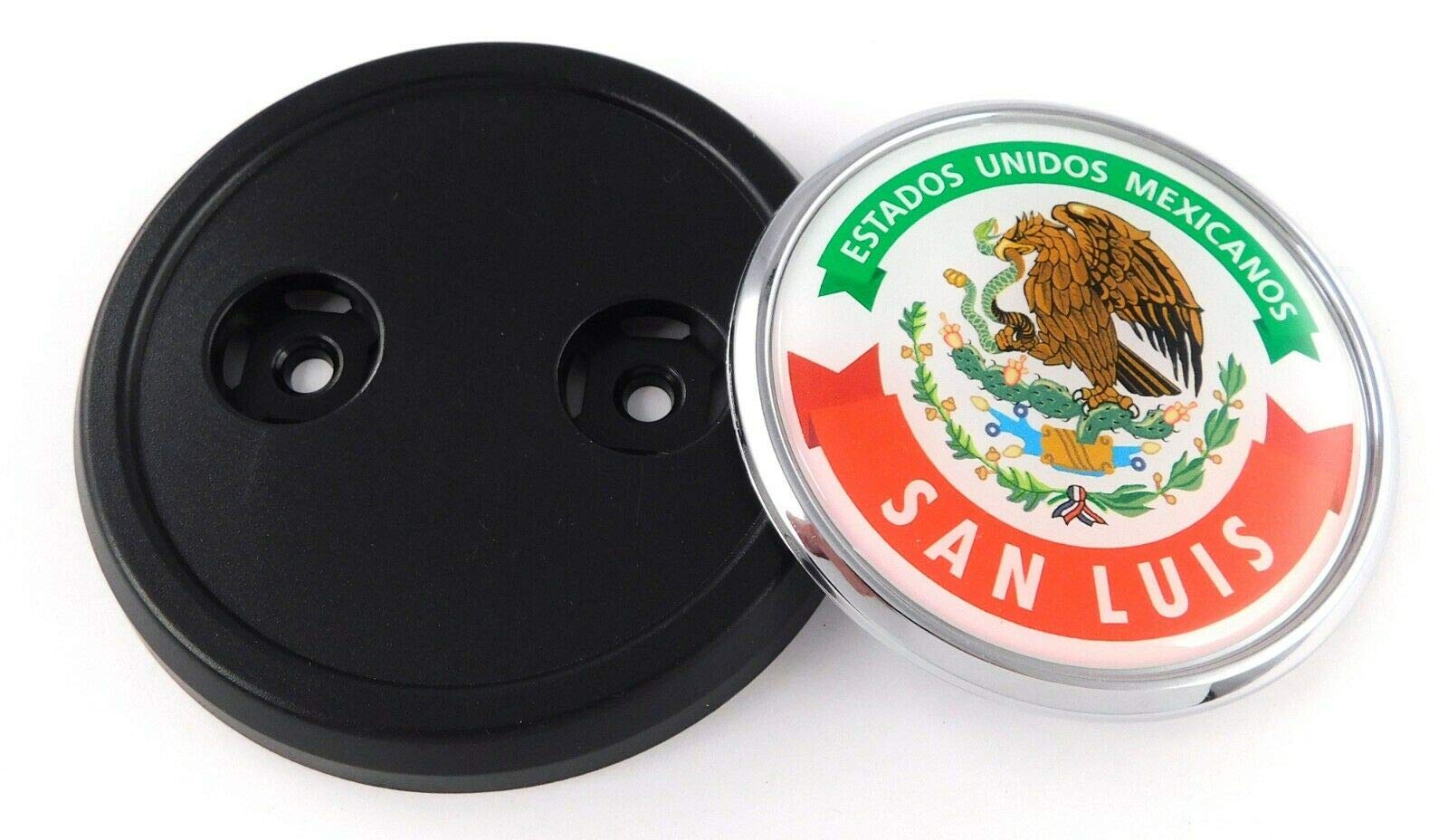 San Luis Mexico Car Truck Grill Black Badge 3.5